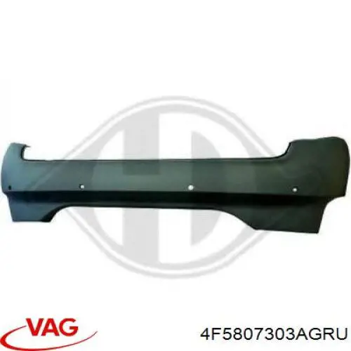 Zderzak tylny VAG 4F5807303AGRU cena, od 257,09 USD