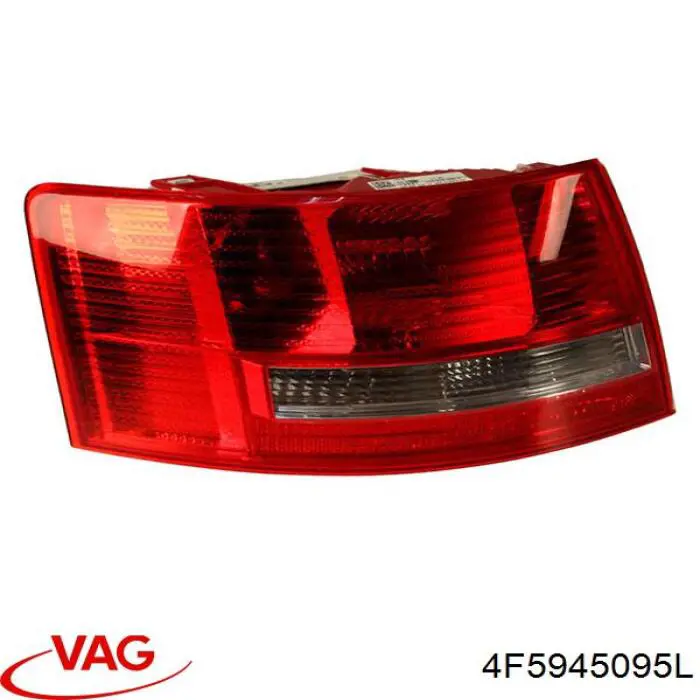 Lampa zespolona tylna lewa zewnętrzna VAG 4F5945095L cena, od 117,67 USD