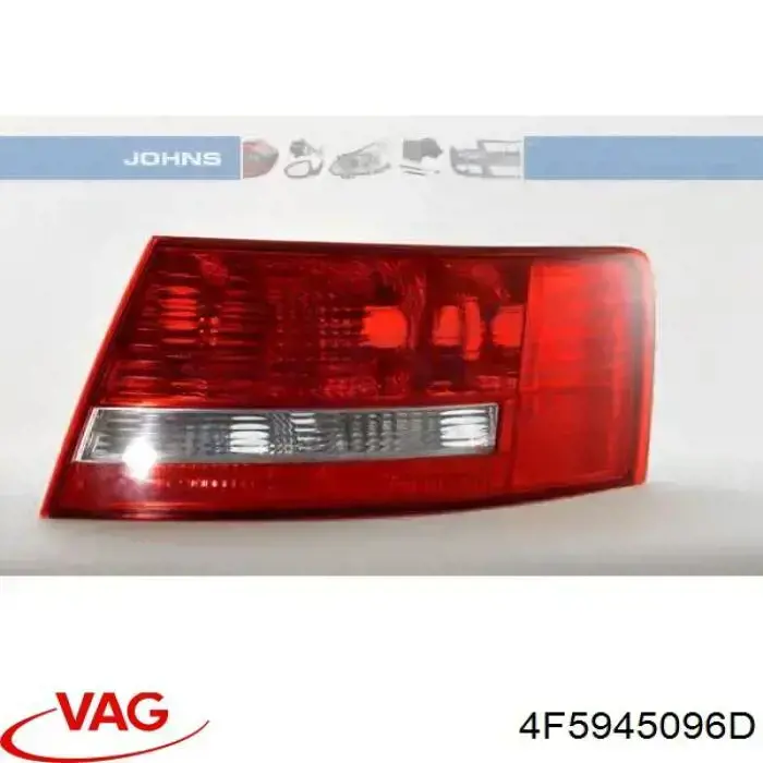 4F5945096D VAG Lampa zespolona tylna prawa zewnętrzna