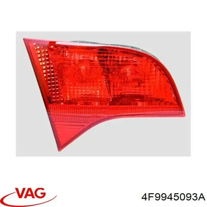 Do koszyka 4F9945093A VAG Lampa zespolona tylna lewa wewnętrzna