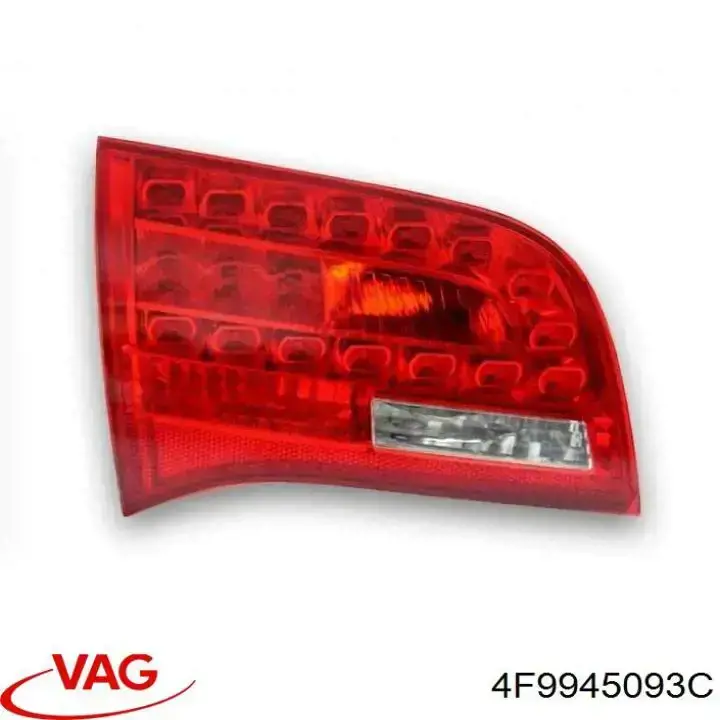 Do koszyka 4F9945093C VAG Lampa zespolona tylna lewa wewnętrzna