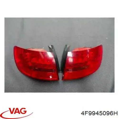 Lampa zespolona tylna prawa zewnętrzna VAG 4F9945096H cena, od 182,98 USD