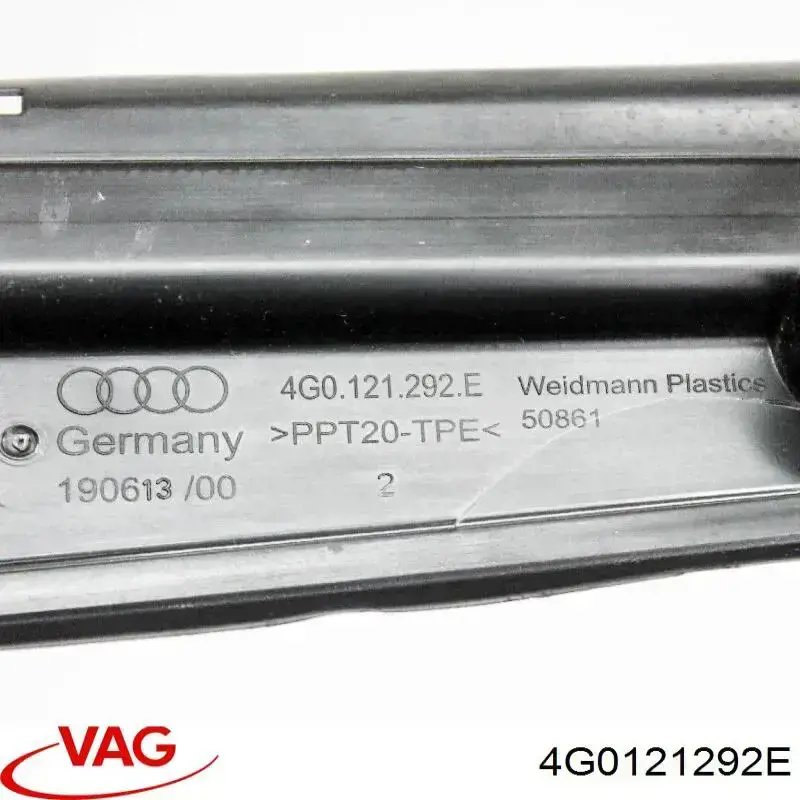 Do koszyka 4G0121292E VAG Kierownica powietrza (deflektor) chłodnicy