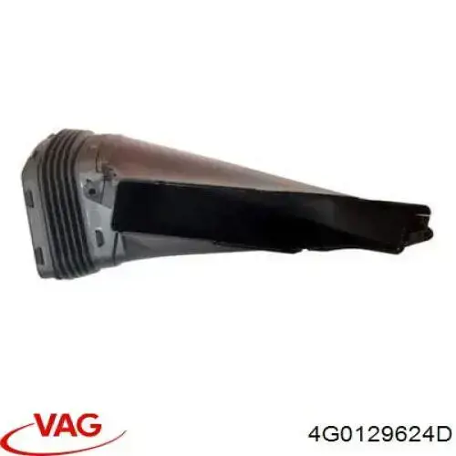 Króciec powietrza, wlot filtra powietrznego VAG 4G0129624D cena, od 39,21 USD