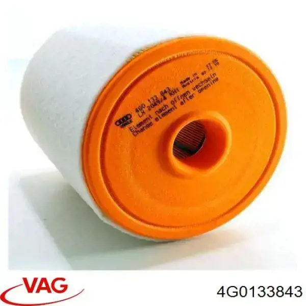 Do koszyka 4G0133843 VAG Filtr powietrza