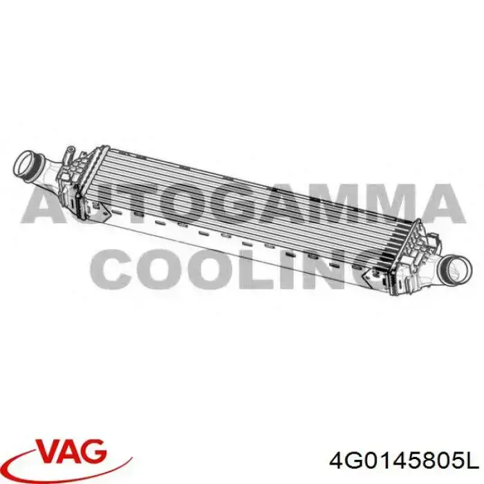 Chłodnica intercoolera VAG 4G0145805L cena, od 224,10 USD