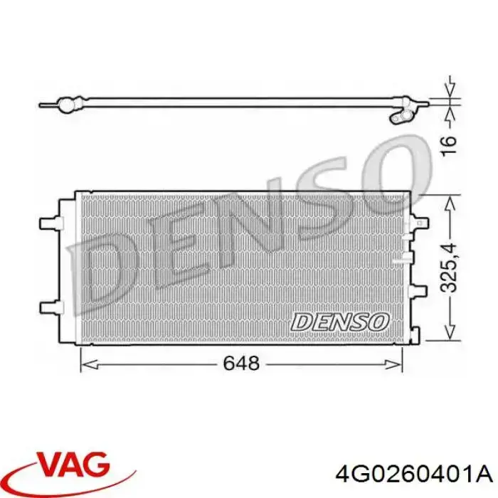 4G0260401A VAG Chłodnica klimatyzacji