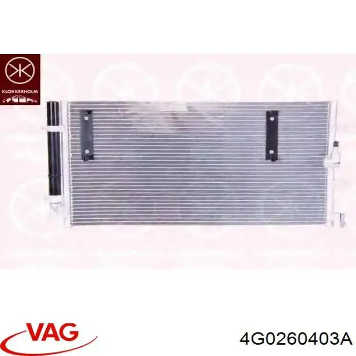 Do koszyka 4G0260403A VAG Chłodnica klimatyzacji