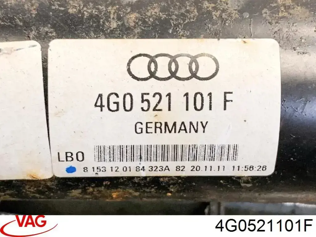 4G0521101F VAG Wał Cardana tylny, kompletny