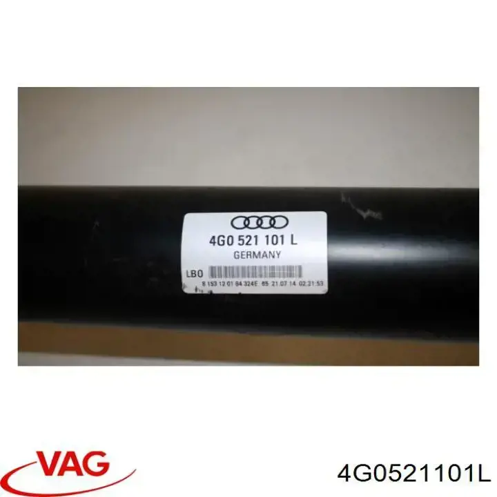 4G0521101L VAG Wał Cardana tylny, kompletny