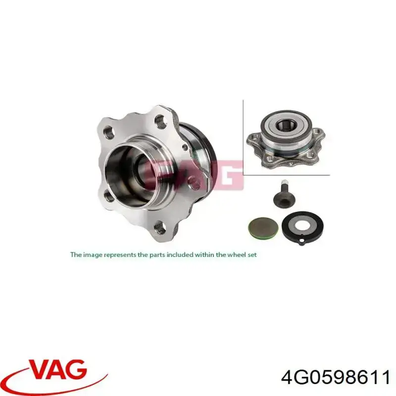 Piasta tylna VAG 4G0598611 cena, od 61,48 USD