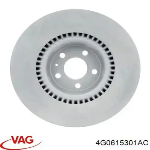 Tarcza hamulcowa przednia VAG 4G0615301AC cena, od 146,22 USD