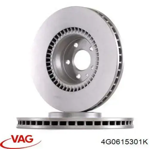4G0615301K VAG Tarcza hamulcowa przednia