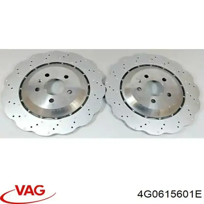 4G0615601E VAG Tarcza hamulcowa tylna