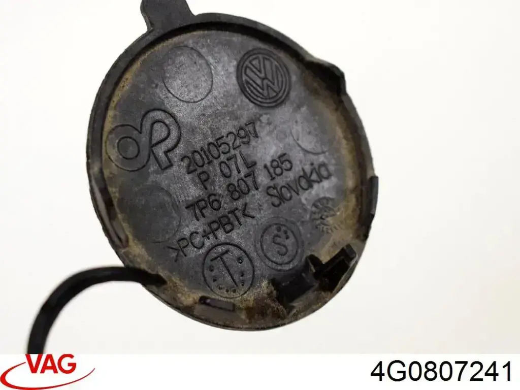 Zaślepka haku holowniczego zderzaka przednia VAG 4G0807241 cena, od 5,13 USD