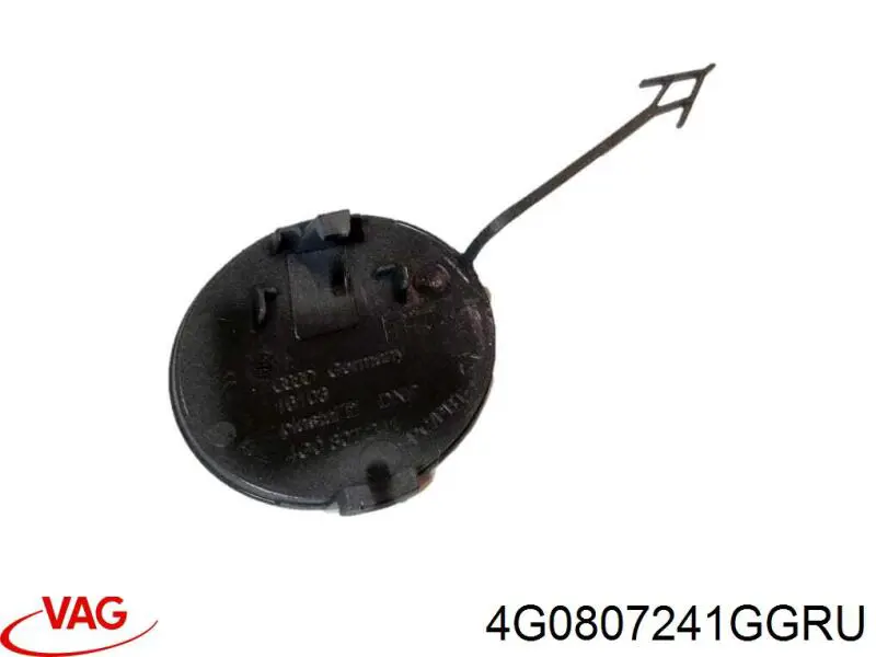 Zaślepka haku holowniczego zderzaka przednia VAG 4G0807241GGRU cena, od 50,89 USD