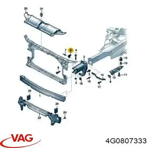 Szkło lusterka wstecznego VAG 4G0807333 cena, od 8,26 USD