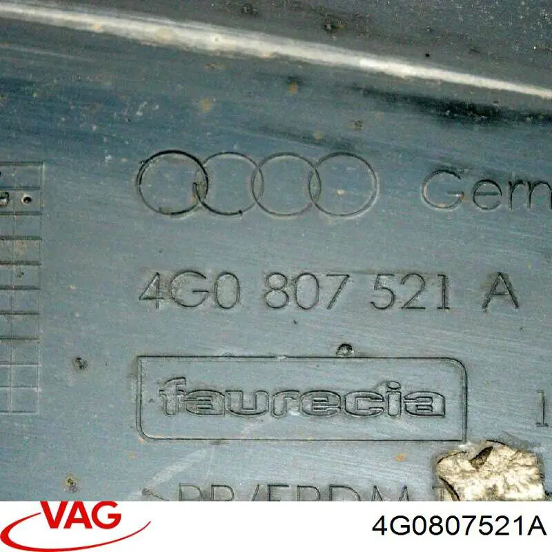 4G0807521A VAG Spojler tylnego zderzaka