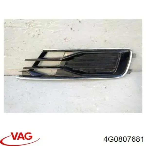4G0807681 VAG Zaślepka (kratki) lamp przeciwmgielnych zderzaka przedniego lewa