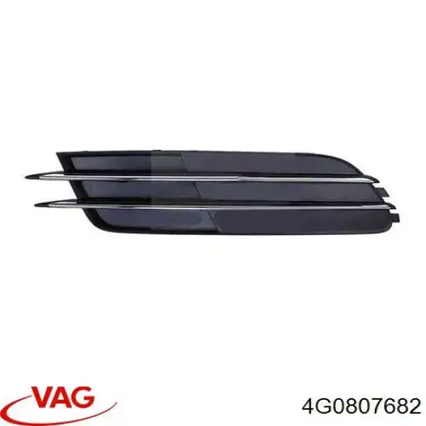 4G0807682 VAG Kratka zderzaka przedniego prawa