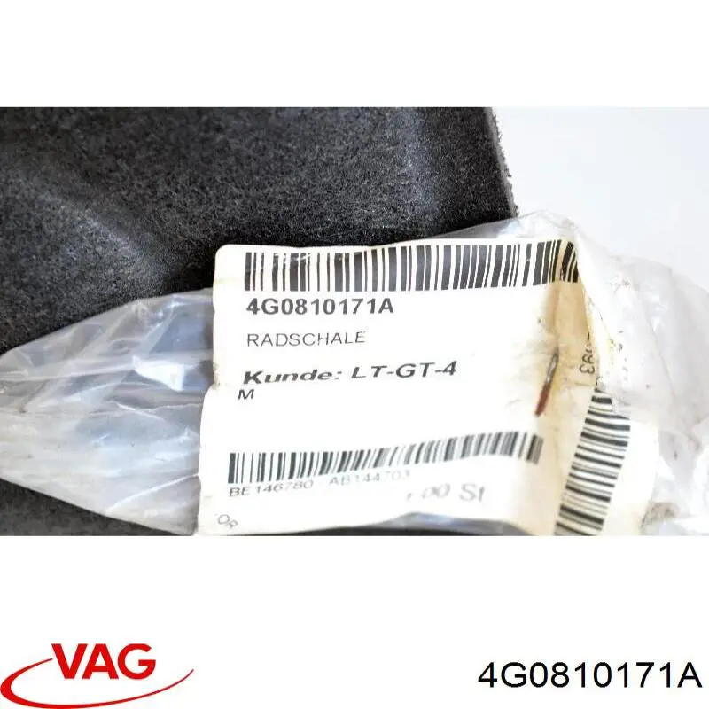 Nadkole błotnika tylnego lewe VAG 4G0810171A cena, od 45,52 USD