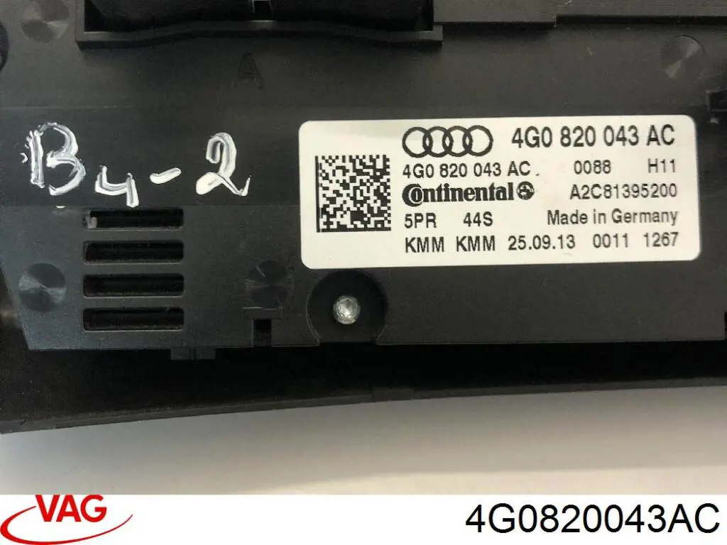 Do koszyka Sterownik trybów ogrzewania/klimatyzacji Audi A7 Sportback 4GA, 4GF