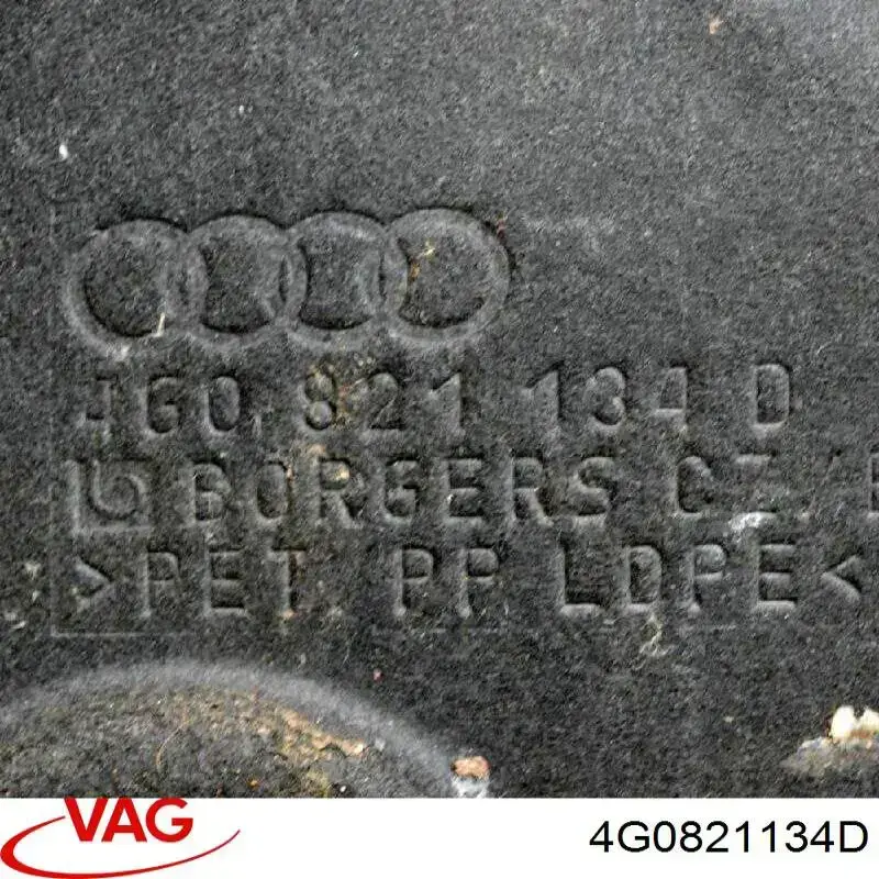 Nadkole błotnika przedniego prawe Audi A6 C7 sedana (4G2, 4GC) (2010 - 2019) cena, od 139,61 USD