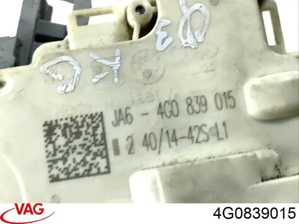 Do koszyka 4G0839015 VAG Zamek drzwi tylnych lewych