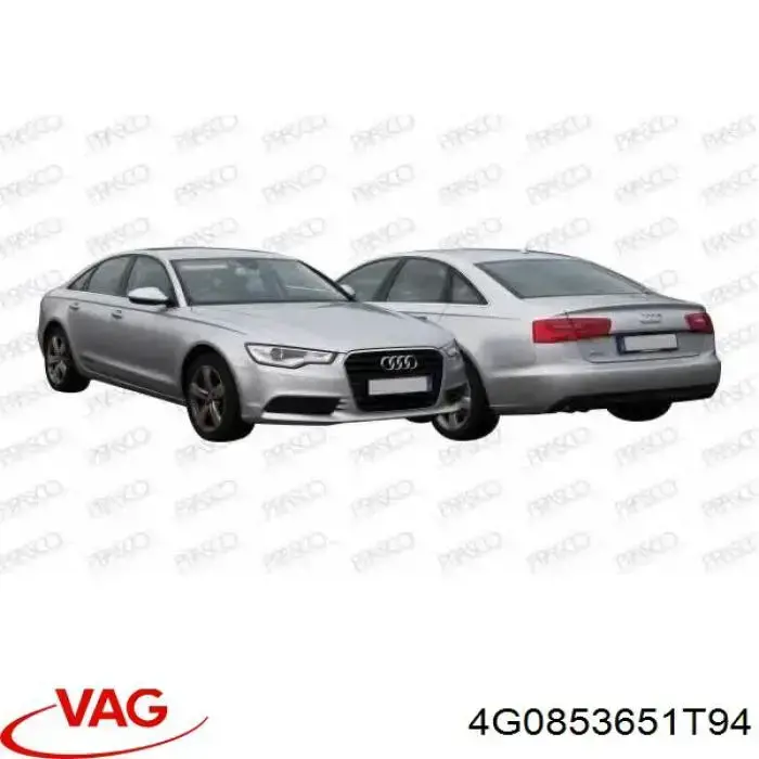 Atrapa chłodnicy VAG 4G0853651T94 cena, od 219,59 USD