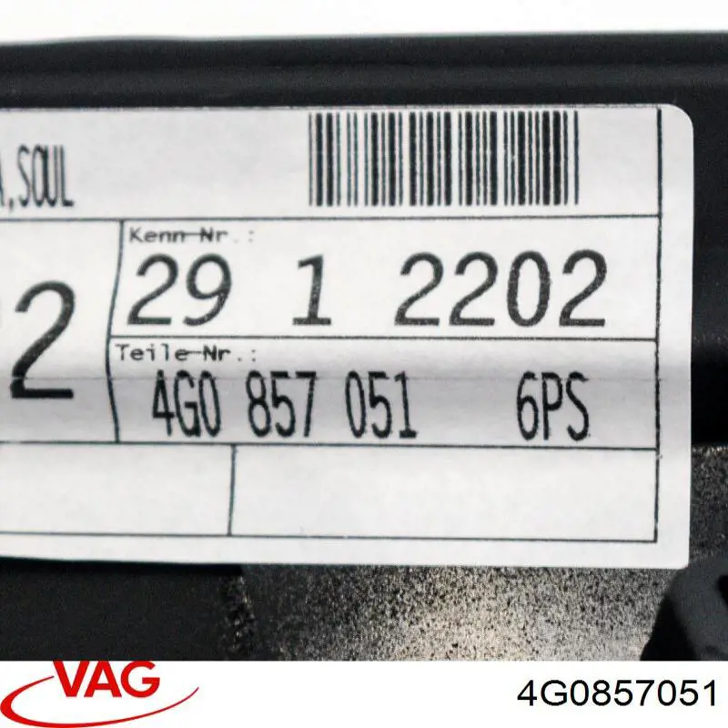 Panel wnętrza "torpedo" przedni , górna część VAG 4G0857051 cena, od 95,48 USD