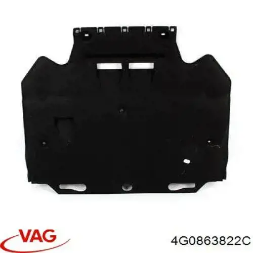 Osłona silnika, miski (przedziału silnika) VAG 4G0863822C cena, od 31,37 USD