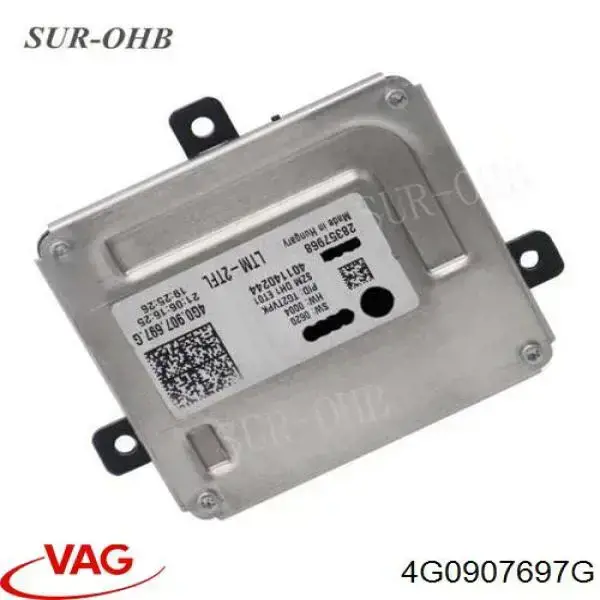 Sterownik świateł reflektorów VAG 4G0907697G cena, od 127,46 USD
