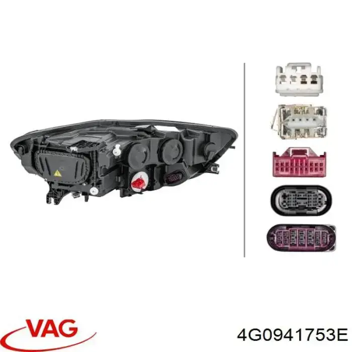 Reflektor lewy VAG 4G0941753E cena, od 656,15 USD