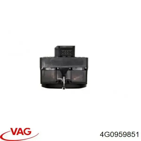 Panel przyciskowy sterowania podnośnikiem szyby przedni lewy VAG 4G0959851 cena, od 49,48 USD