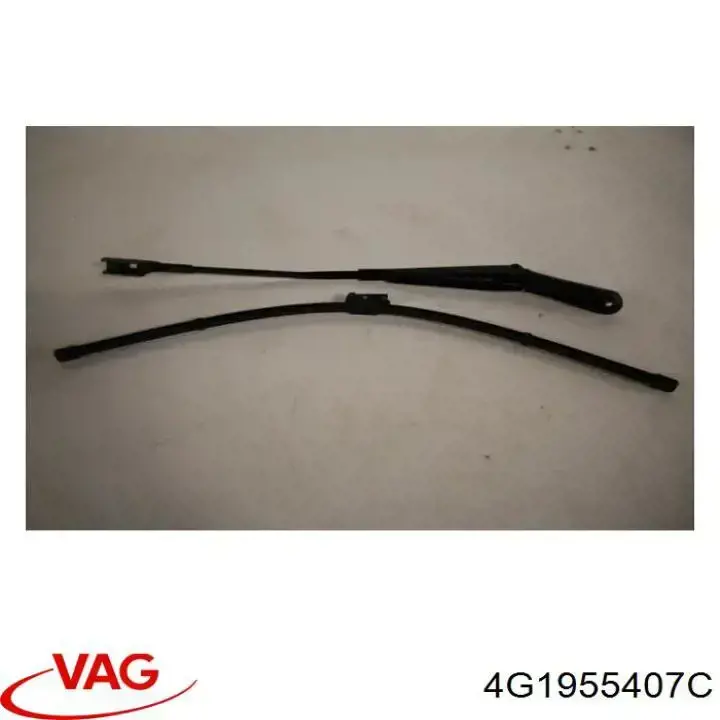 Do koszyka 4G1955407C VAG Ramię wycieraczki szyby przedniej