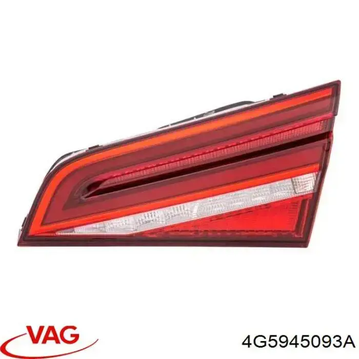 Lampa zespolona tylna lewa wewnętrzna VAG 4G5945093A cena, od 236,42 USD