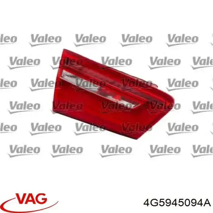 Lampa zespolona tylna prawa wewnętrzna VAG 4G5945094A cena, od 212,94 USD