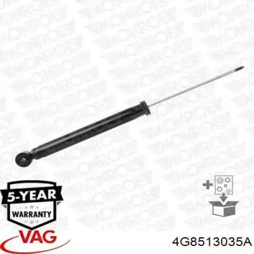 Do koszyka 4G8513035A VAG Amortyzator tylny