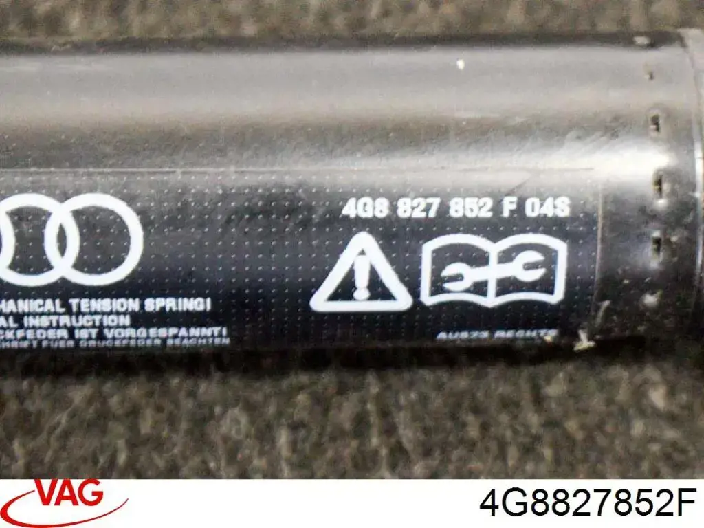 Do koszyka Amortyzator klapy bagażnika (3/5 drzwi-tylnych) Audi A7 Sportback 4GA, 4GF