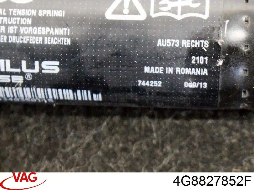 Amortyzator klapy bagażnika (3/5 drzwi-tylnych) Audi A7 Sportback