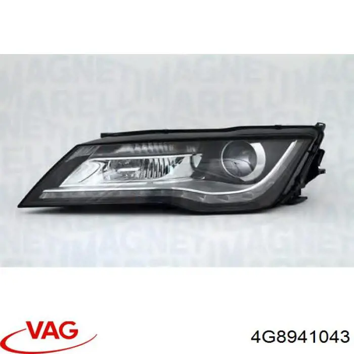 4G8941043 VAG Reflektor lewy