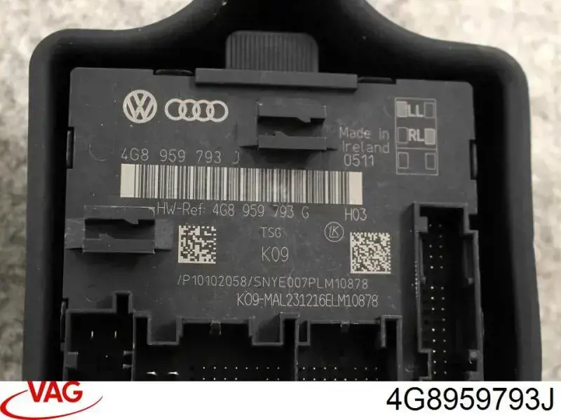 Do koszyka 4G8959793J VAG Blok komfortu przednich drzwi