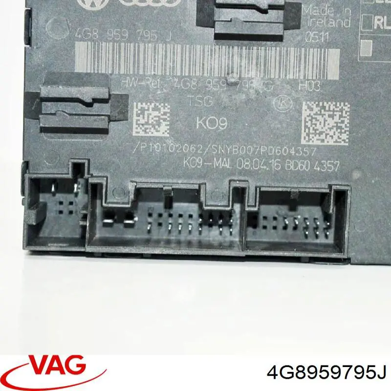 Do koszyka 4G8959795J VAG Blok komfortu tylnych drzwi