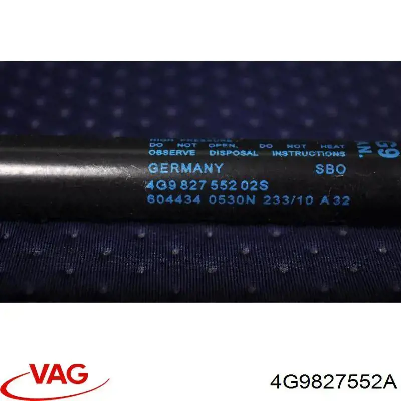 Amortyzator klapy bagażnika (3/5 drzwi-tylnych) VAG 4G9827552A cena, od 17,16 USD
