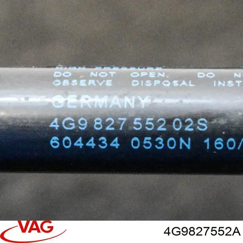 4G9827552A VAG Amortyzator klapy bagażnika (3/5 drzwi-tylnych)