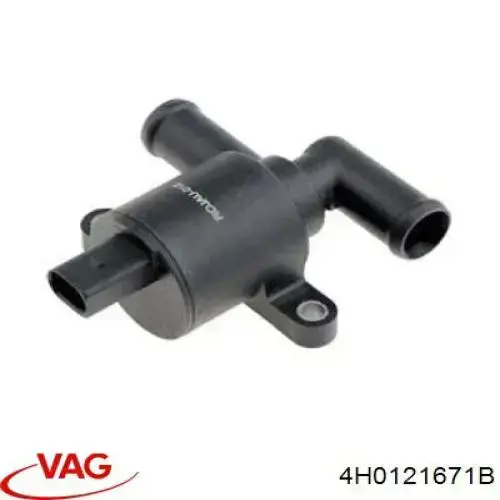Zawór nagrzewnicy (ogrzewacza) VAG 4H0121671B cena, od 57,89 USD