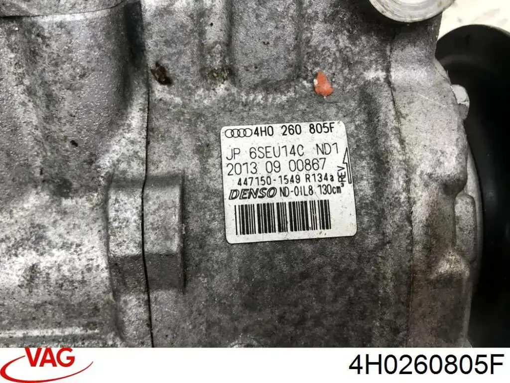 Sprężarka klimatyzacji VAG 4H0260805F cena, od 418,83 USD