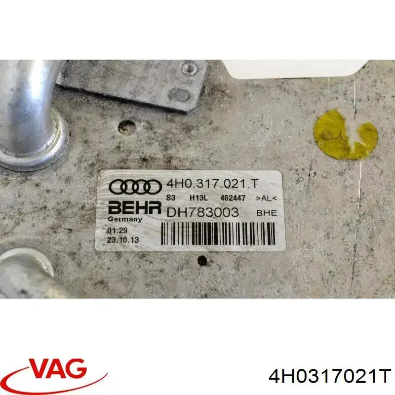 Do koszyka 4H0317021T VAG Chłodnica automatycznej/mechanicznej skrzyni biegów