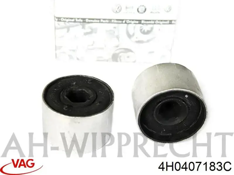 Silentblock przedniego wahacza dolnego 4H0407183C VAG