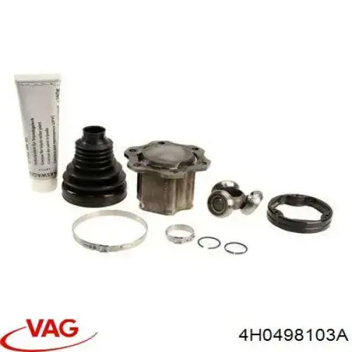 Przegub homokinetyczny przedni wewnętrzny VAG 4H0498103A cena, od 57,81 USD